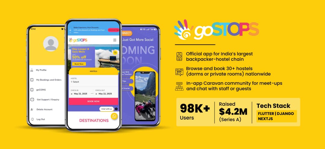 Empowering India’s Backpackers With Social, Instant Hostel Bookings Nationwide